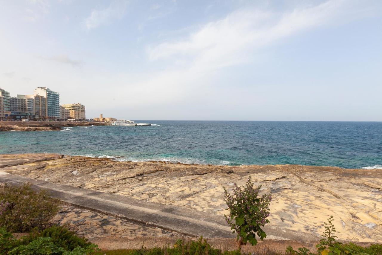 Spacious Seafront Apt With Living, Sofa, Wifi & Ac By 360 Estates Sliema Eksteriør bilde